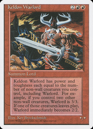 Keldon Warlord [Fourth Edition] | Tabernacle Games