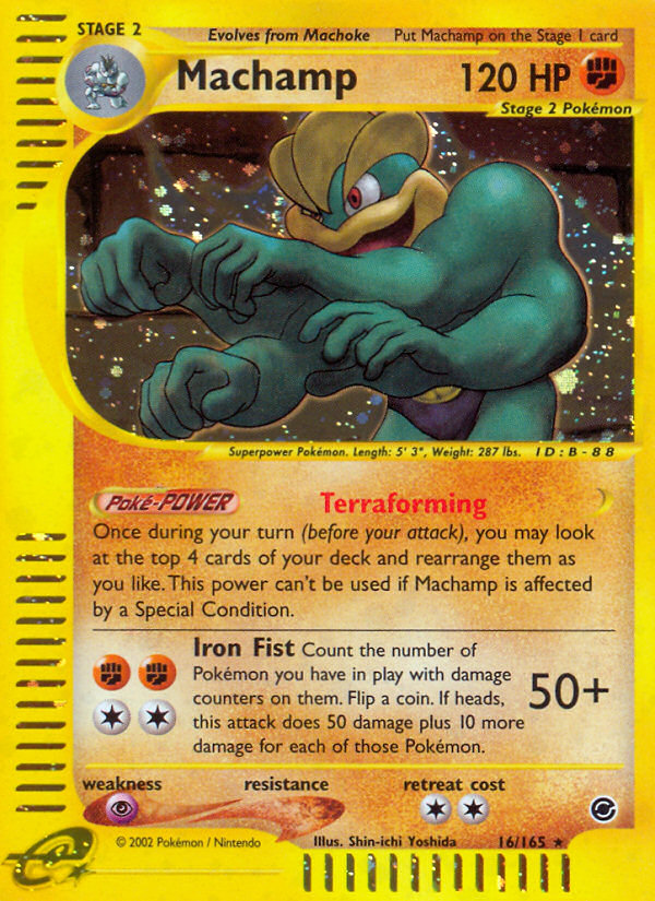 Machamp (16/165) [Expedition: Base Set] | Tabernacle Games