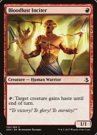 Bloodlust Inciter [Amonkhet] | Tabernacle Games