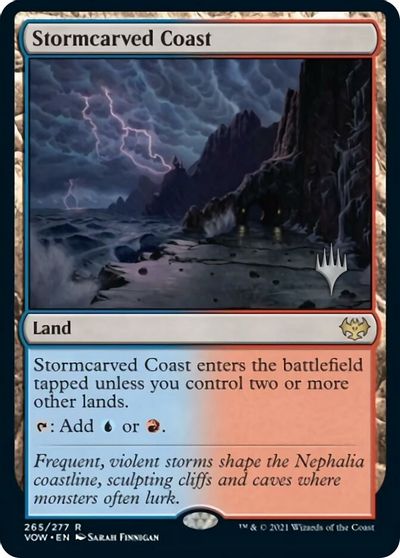 Stormcarved Coast (Promo Pack) [Innistrad: Crimson Vow Promos] | Tabernacle Games