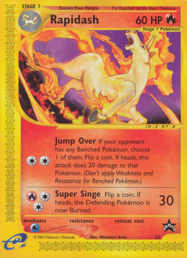 Rapidash (51) [Wizards of the Coast: Black Star Promos] | Tabernacle Games