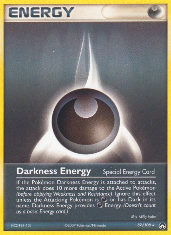 Darkness Energy (87/108) [EX: Power Keepers] | Tabernacle Games