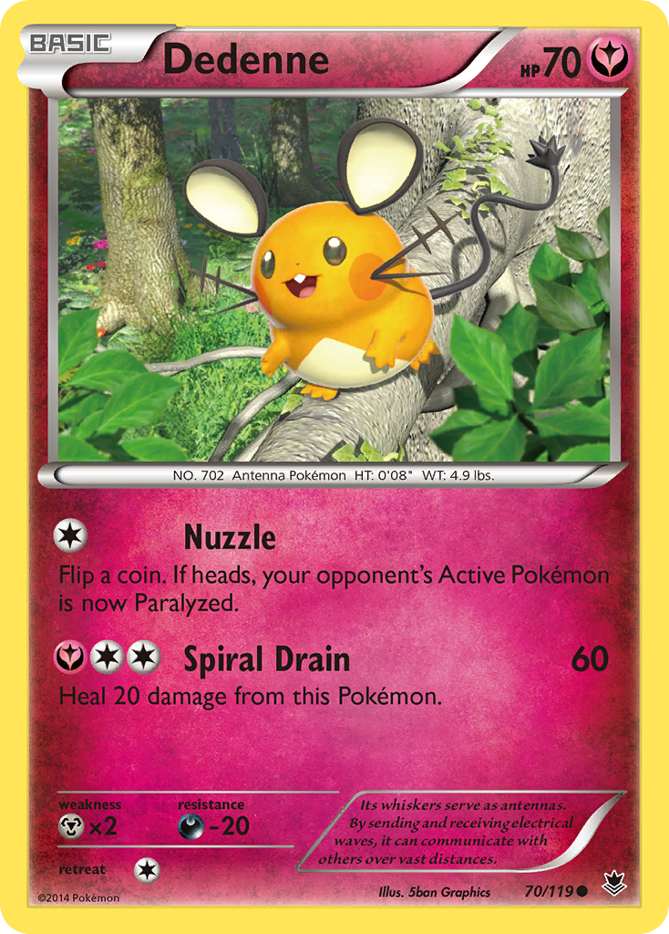 Dedenne (70/119) [XY: Phantom Forces] | Tabernacle Games