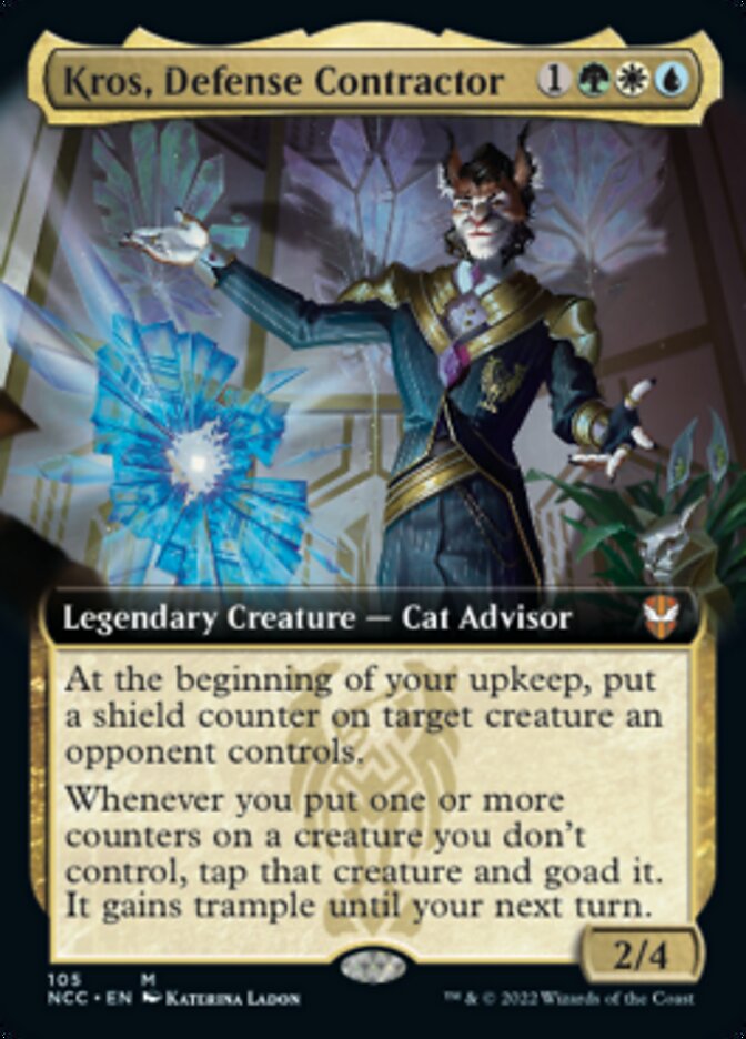 Kros, Defense Contractor (Extended Art) [Streets of New Capenna Commander] | Tabernacle Games