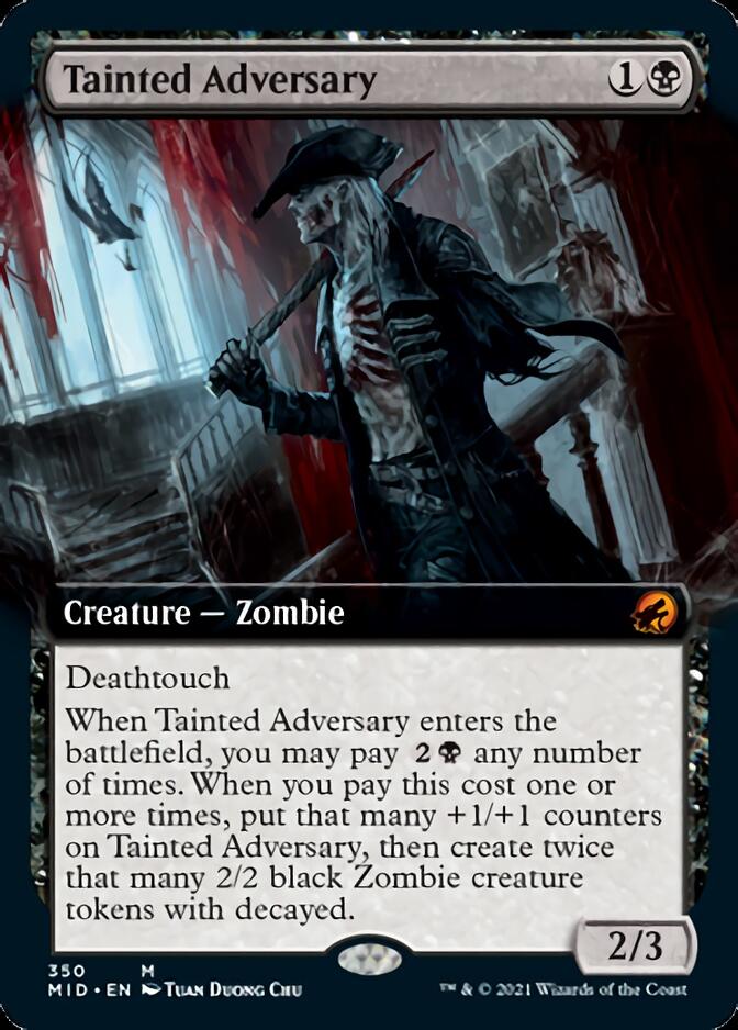 Tainted Adversary (Extended) [Innistrad: Midnight Hunt] | Tabernacle Games