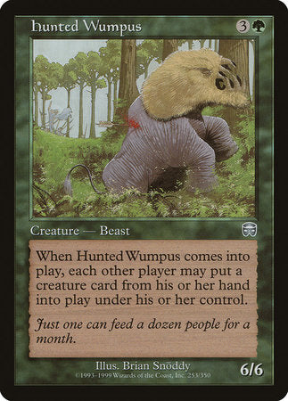 Hunted Wumpus [Mercadian Masques] | Tabernacle Games