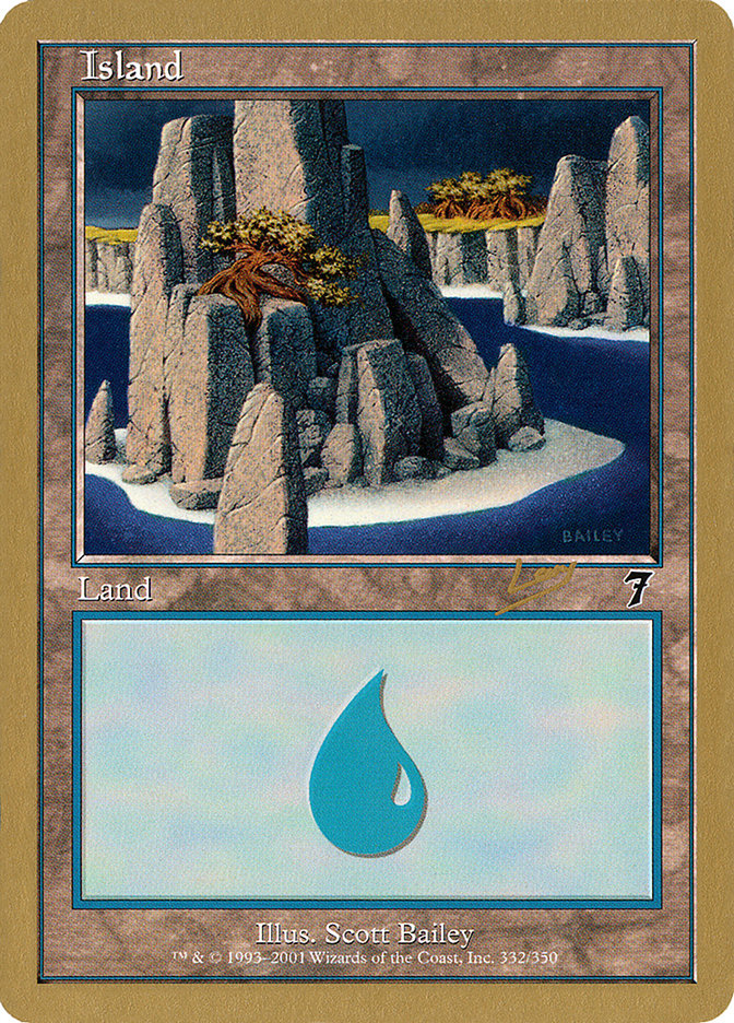 Island (rl332) (Raphael Levy) [World Championship Decks 2002] | Tabernacle Games