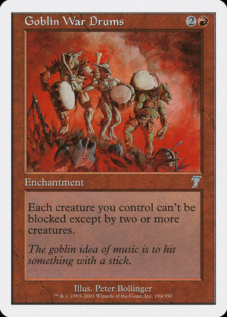 Goblin War Drums [Seventh Edition] | Tabernacle Games