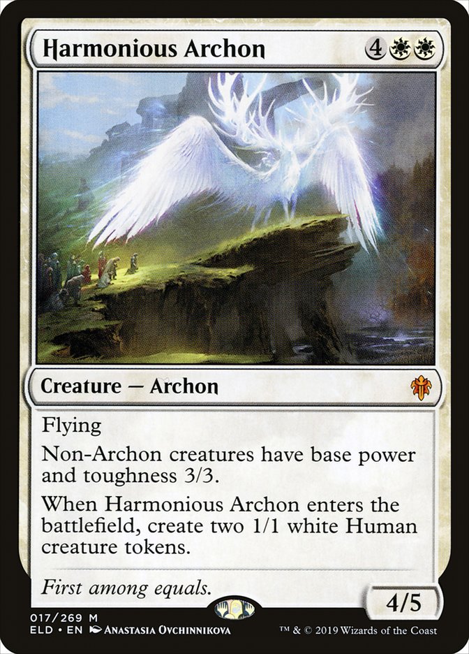 Harmonious Archon [Throne of Eldraine] | Tabernacle Games