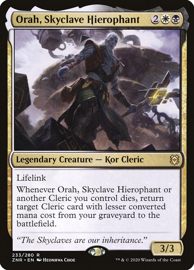 Orah, Skyclave Hierophant [Zendikar Rising] | Tabernacle Games