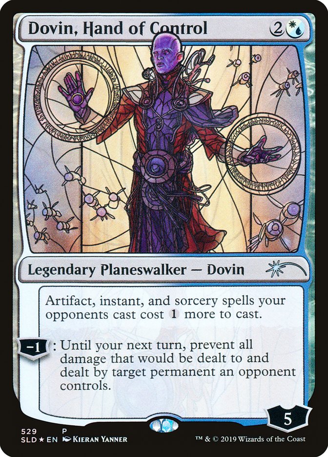 Dovin, Hand of Control (Stained Glass) [Secret Lair Drop Promos] | Tabernacle Games
