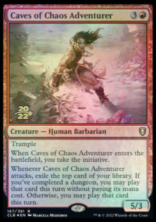 Caves of Chaos Adventurer [Commander Legends: Battle for Baldur's Gate Prerelease Promos] | Tabernacle Games