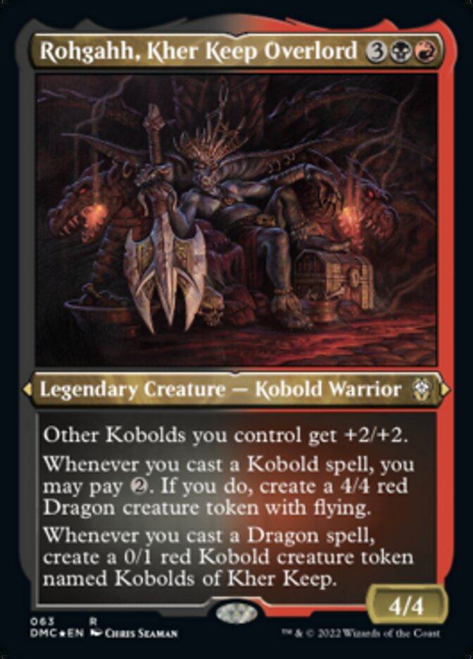 Rohgahh, Kher Keep Overlord (Foil Etched) [Dominaria United Commander] | Tabernacle Games