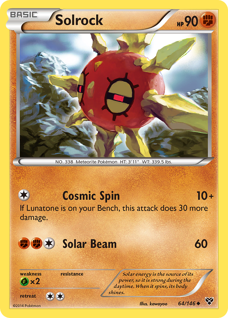 Solrock (64/146) [XY: Base Set] | Tabernacle Games