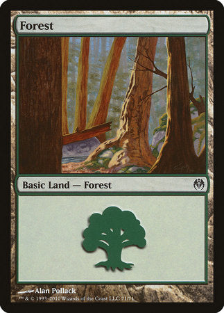 Forest (71) [Duel Decks: Phyrexia vs. the Coalition] | Tabernacle Games