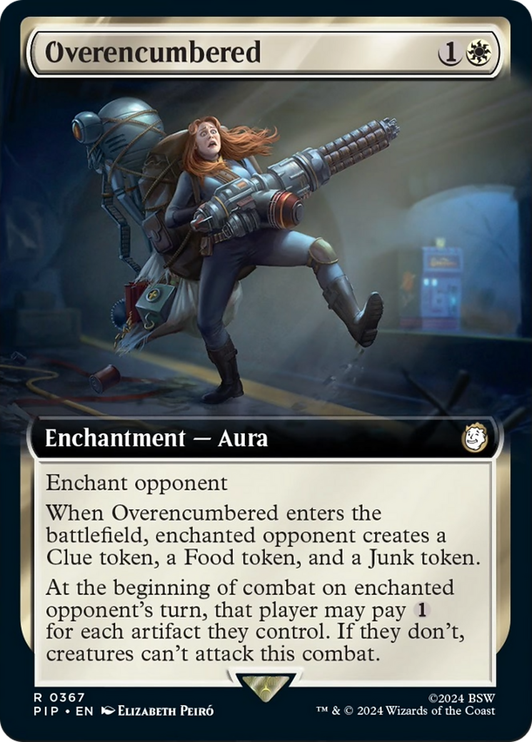 Overencumbered (Extended Art) [Fallout] | Tabernacle Games