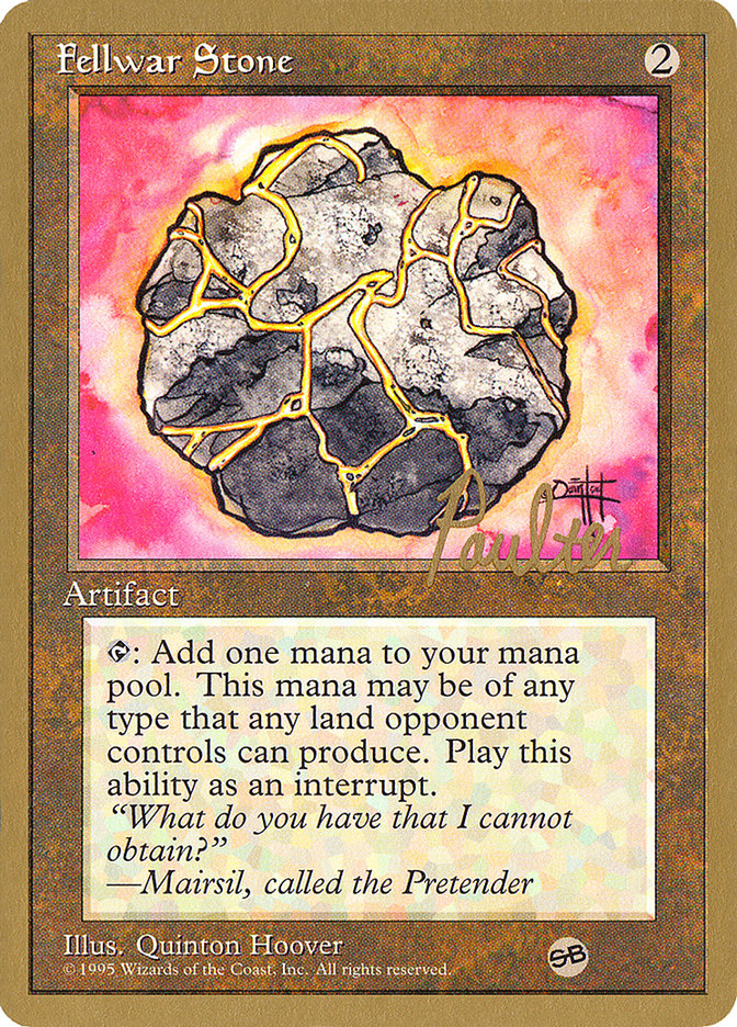 Fellwar Stone (Preston Poulter) (SB) [Pro Tour Collector Set] | Tabernacle Games