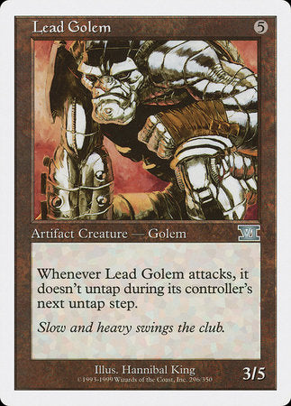 Lead Golem [Classic Sixth Edition] | Tabernacle Games