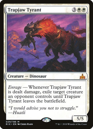 Trapjaw Tyrant [Rivals of Ixalan] | Tabernacle Games