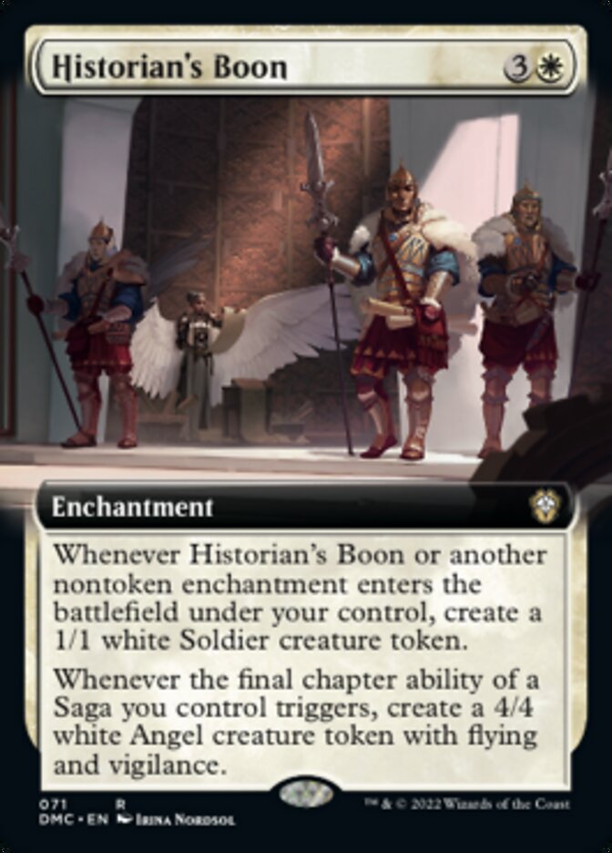 Historian's Boon (Extended Art) [Dominaria United Commander] | Tabernacle Games