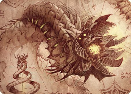 Wurmcoil Engine Art Card [The Brothers' War Art Series] | Tabernacle Games