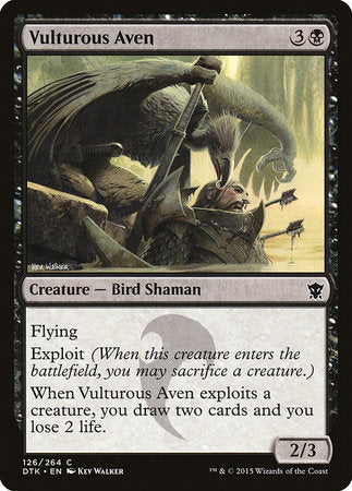 Vulturous Aven [Dragons of Tarkir] | Tabernacle Games