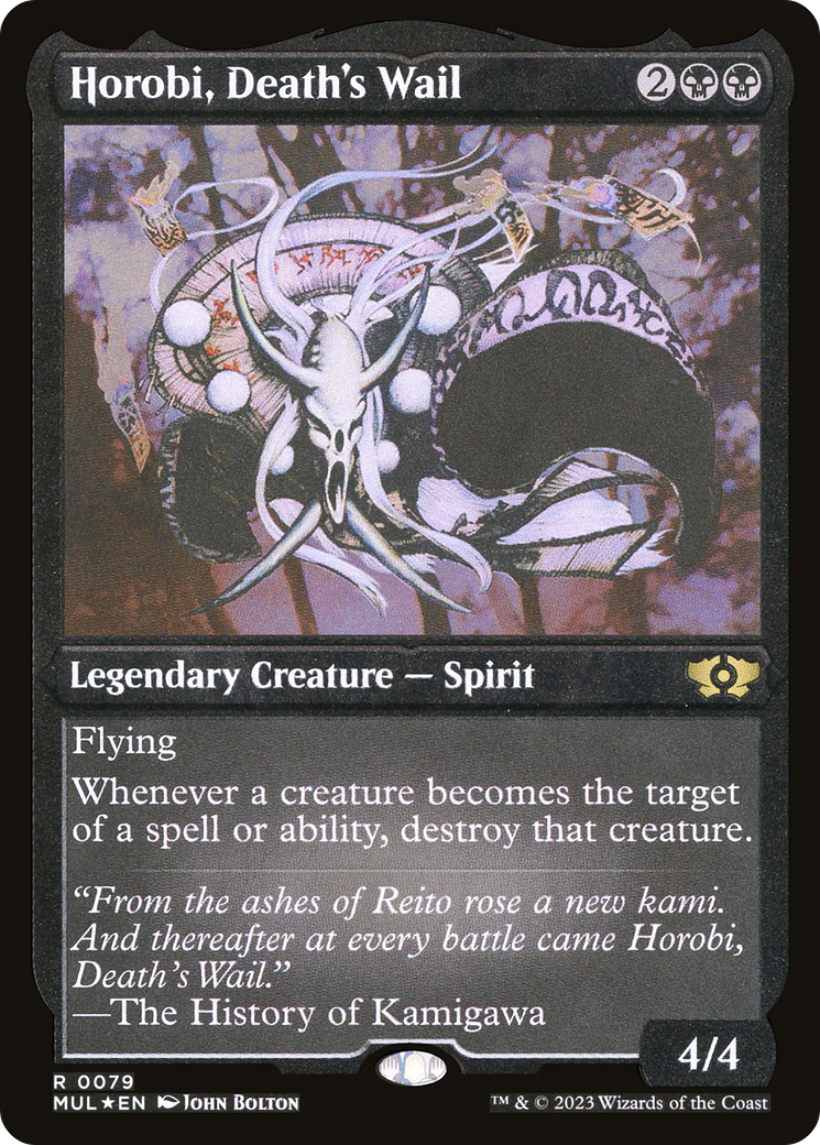Horobi, Death's Wail (Foil Etched) [Multiverse Legends] | Tabernacle Games