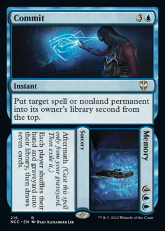 Commit // Memory [Streets of New Capenna Commander] | Tabernacle Games