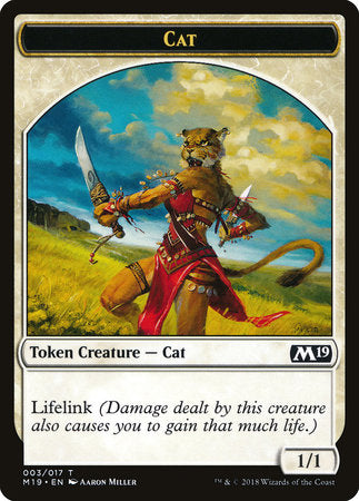 Cat Token [Core Set 2019 Tokens] | Tabernacle Games