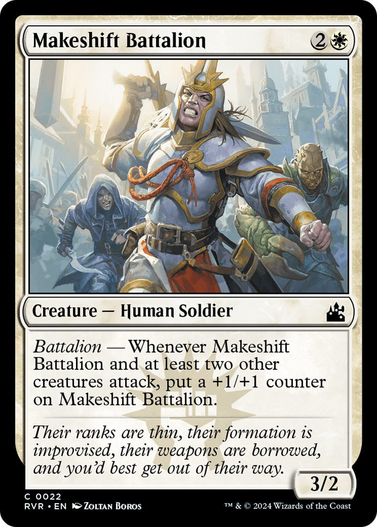 Makeshift Battalion [Ravnica Remastered] | Tabernacle Games