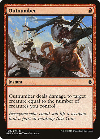 Outnumber [Battle for Zendikar] | Tabernacle Games