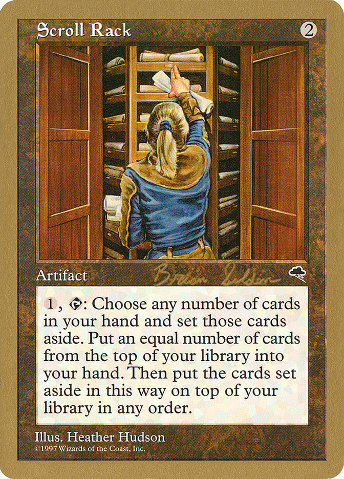 Scroll Rack (Brian Selden) [World Championship Decks 1998] | Tabernacle Games