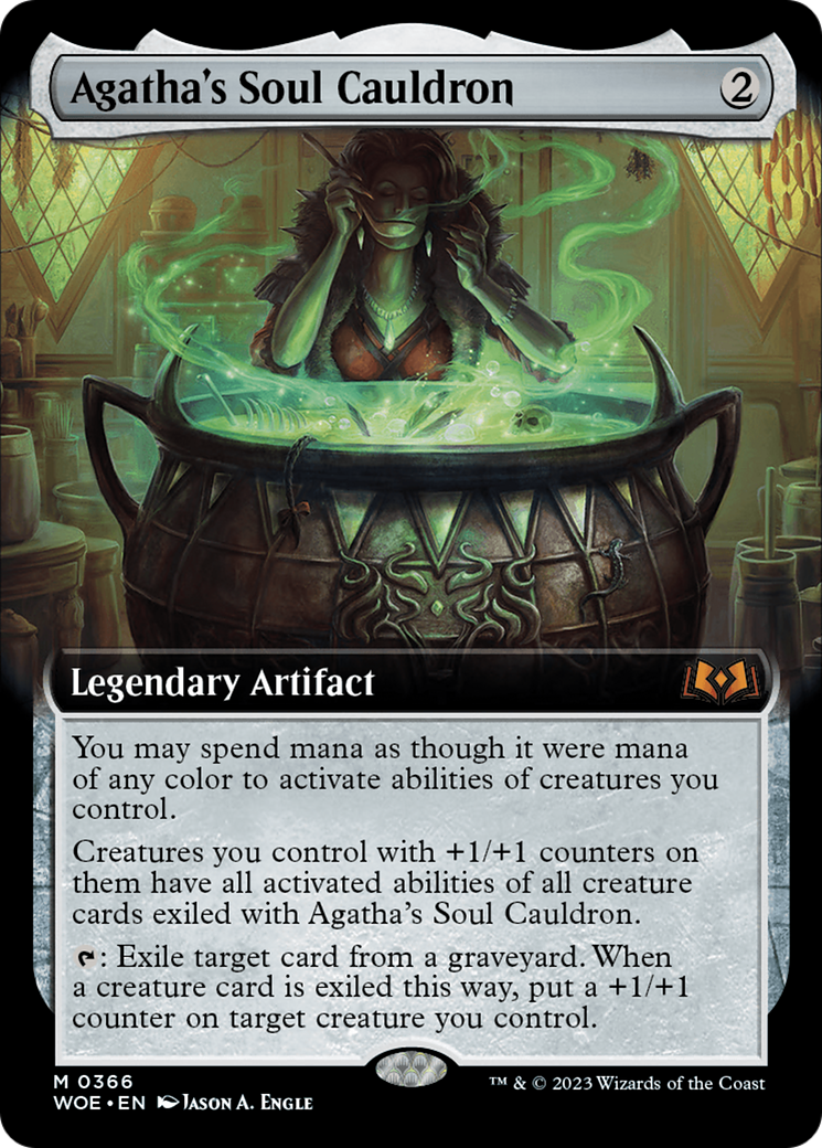 Agatha's Soul Cauldron (Extended Art) [Wilds of Eldraine] | Tabernacle Games