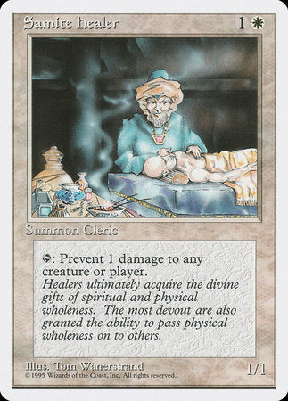 Samite Healer [Fourth Edition] | Tabernacle Games