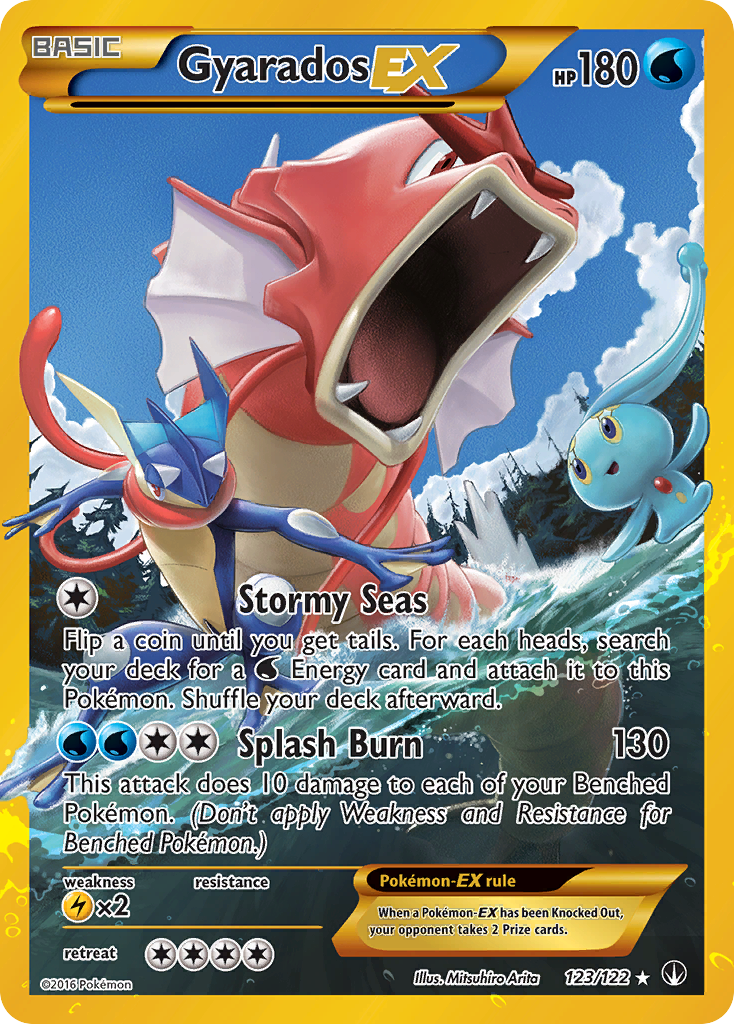 Gyarados EX (123/122) [XY: BREAKpoint] | Tabernacle Games