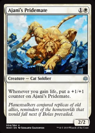 Ajani's Pridemate [War of the Spark] | Tabernacle Games