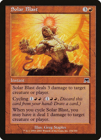 Solar Blast [Onslaught] | Tabernacle Games