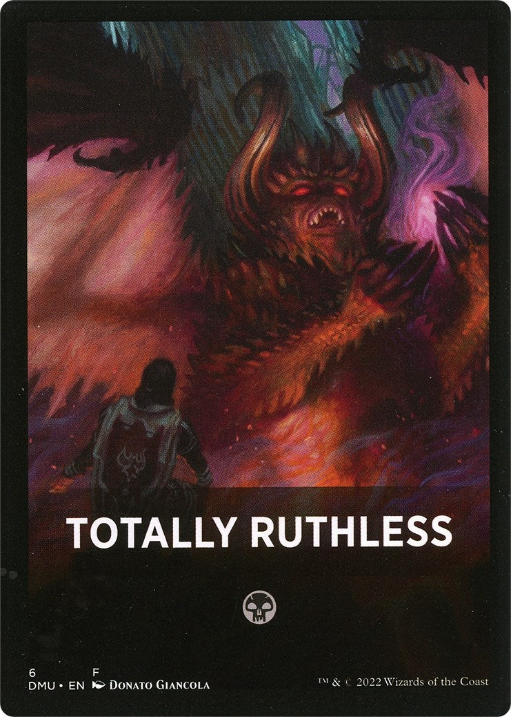 Totally Ruthless Theme Card [Dominaria United Tokens] | Tabernacle Games