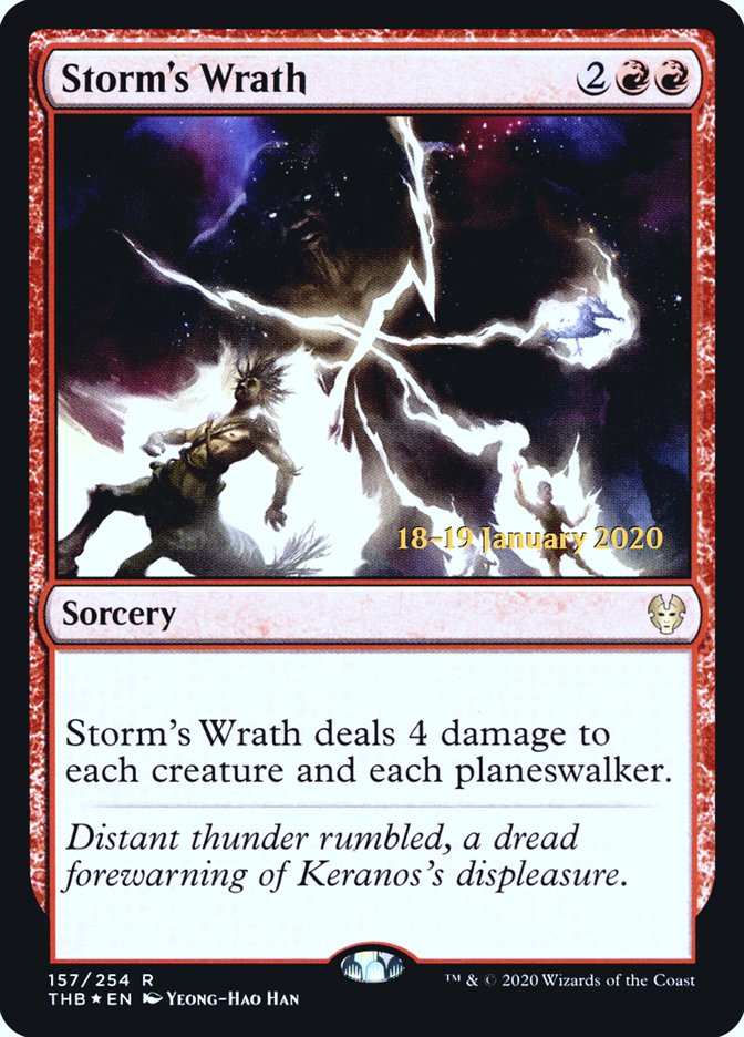 Storm's Wrath [Theros Beyond Death Prerelease Promos] | Tabernacle Games