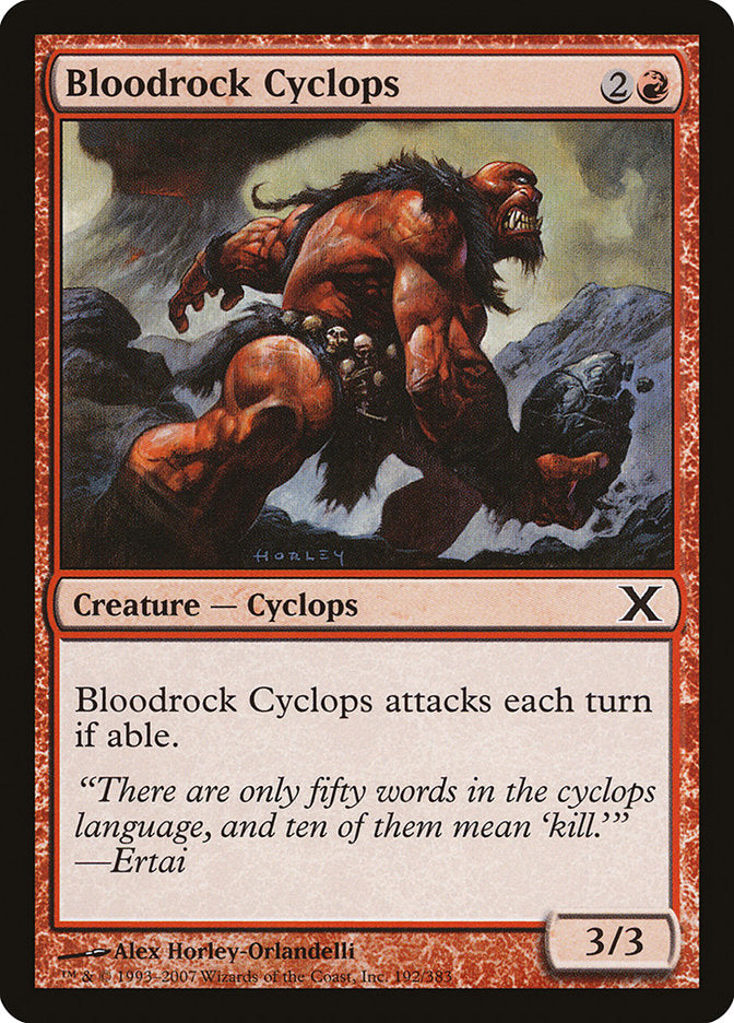 Bloodrock Cyclops [Tenth Edition] | Tabernacle Games