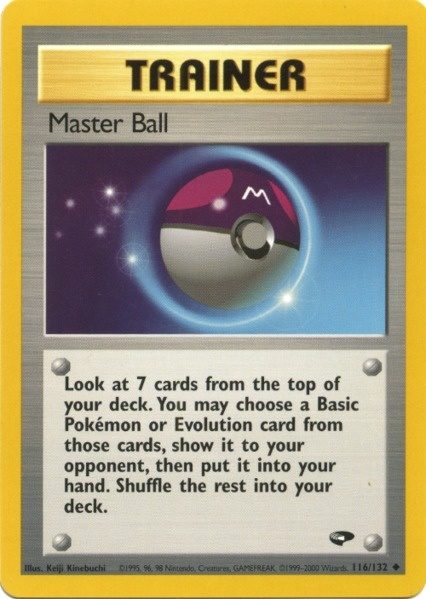 Master Ball (116/132) [Gym Challenge Unlimited] | Tabernacle Games