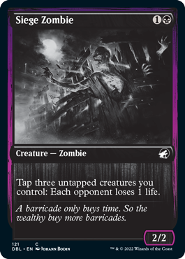 Siege Zombie [Innistrad: Double Feature] | Tabernacle Games
