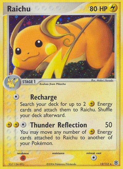 Raichu (12/112) [EX: FireRed & LeafGreen] | Tabernacle Games