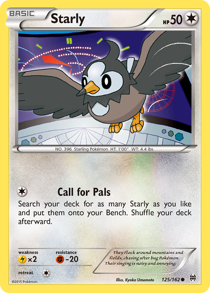 Starly (125/162) [XY: BREAKthrough] | Tabernacle Games