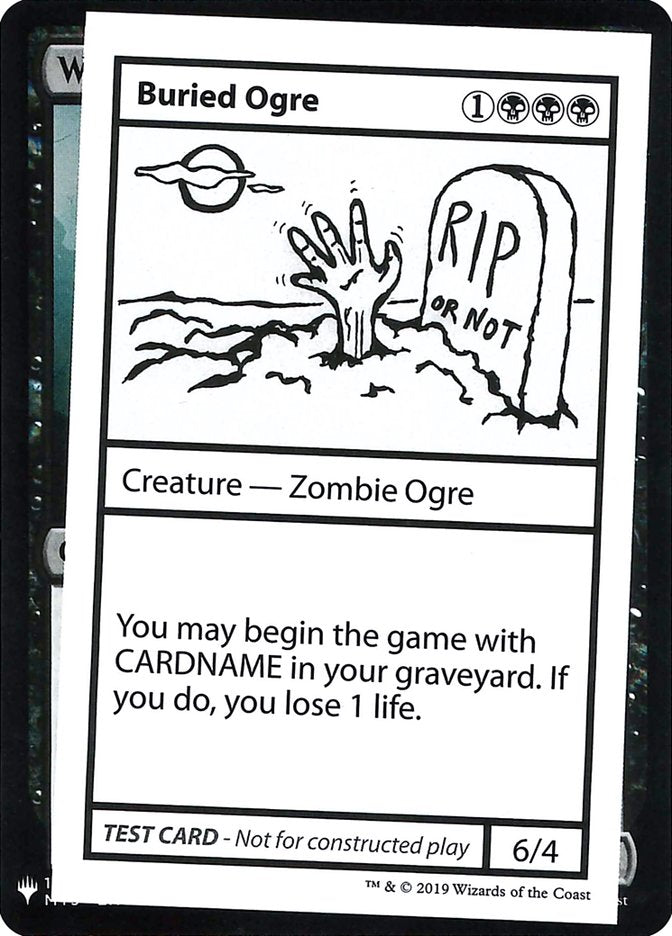 Buried Ogre [Mystery Booster Playtest Cards] | Tabernacle Games