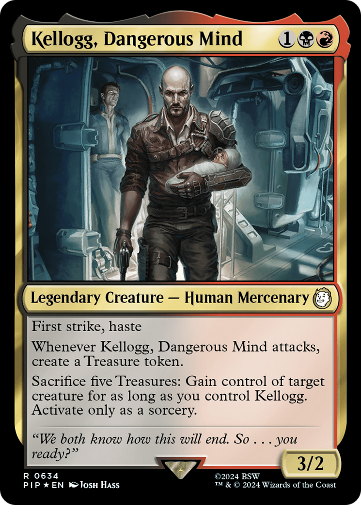 Kellogg, Dangerous Mind (Surge Foil) [Fallout] | Tabernacle Games
