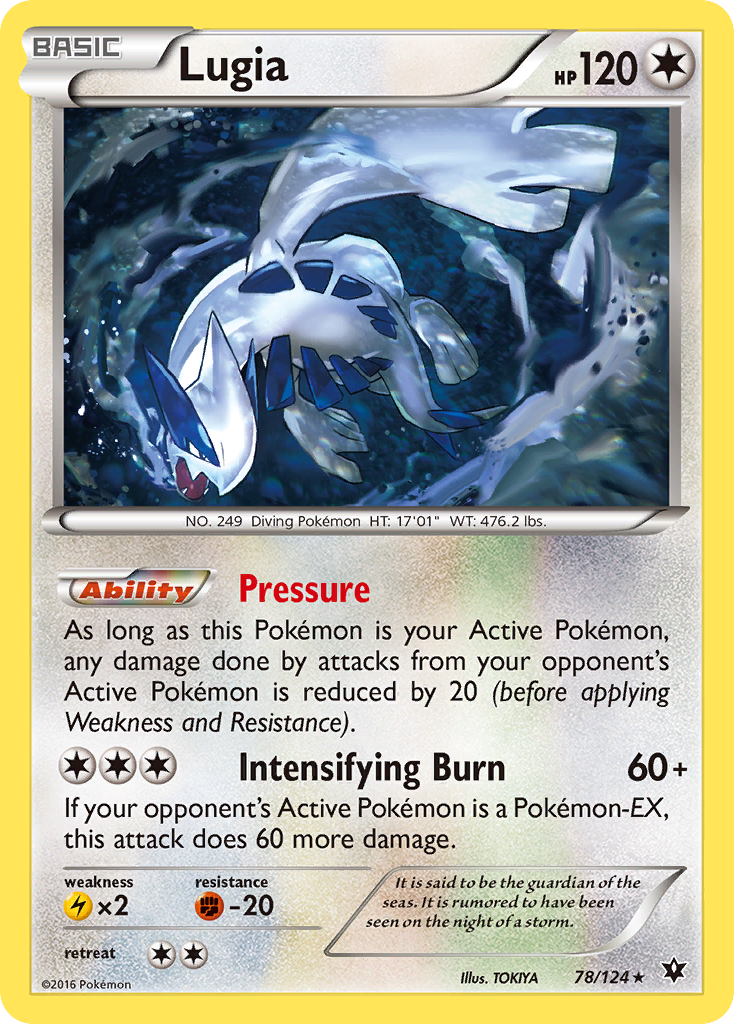 Lugia (78/124) [XY: Fates Collide] | Tabernacle Games