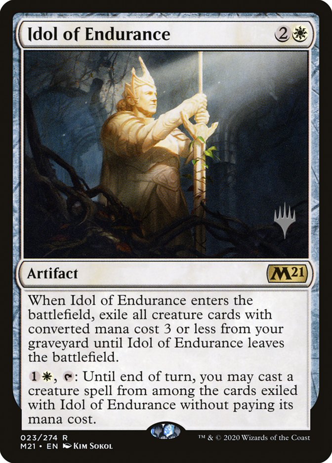 Idol of Endurance (Promo Pack) [Core Set 2021 Promos] | Tabernacle Games