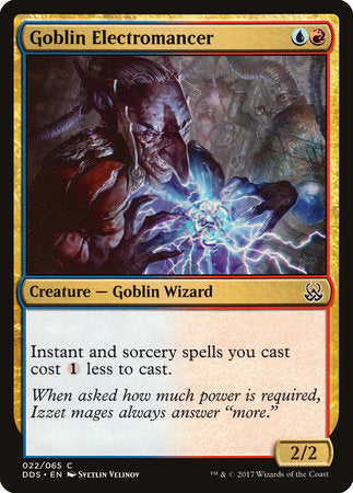 Goblin Electromancer [Duel Decks: Mind vs. Might] | Tabernacle Games