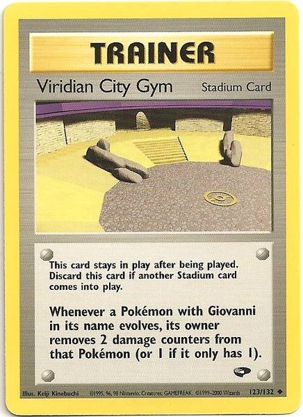 Viridian City Gym (123/132) [Gym Challenge Unlimited] | Tabernacle Games